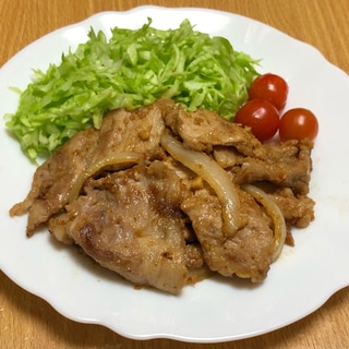 豚肉のにんにく味噌焼き